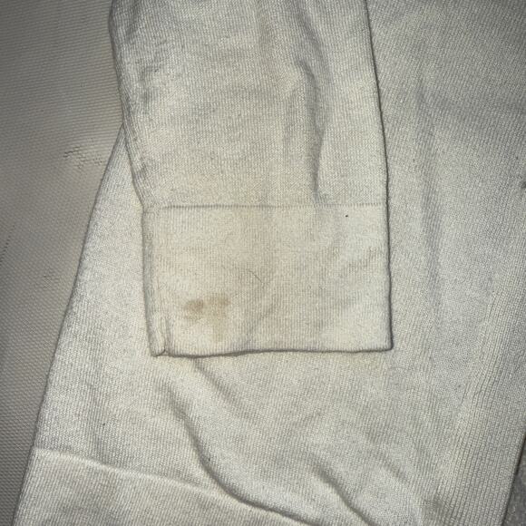 Elle White Sequin Button-Up Cardigan - Size Medium - Picture 4 of 5